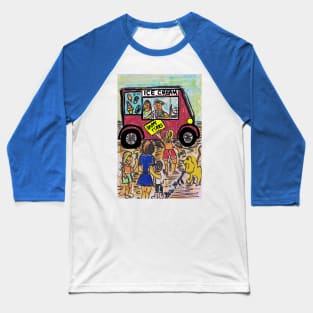 The Ice Cream Man Baseball T-Shirt